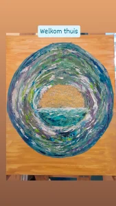 schilderij welkom thuis