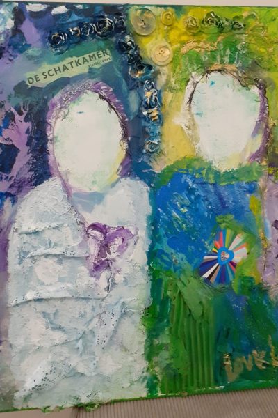 legeenkleurvrouw1 leg een kleur vrouw schilderij